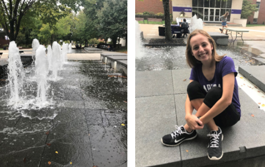 Lindi at the fountains